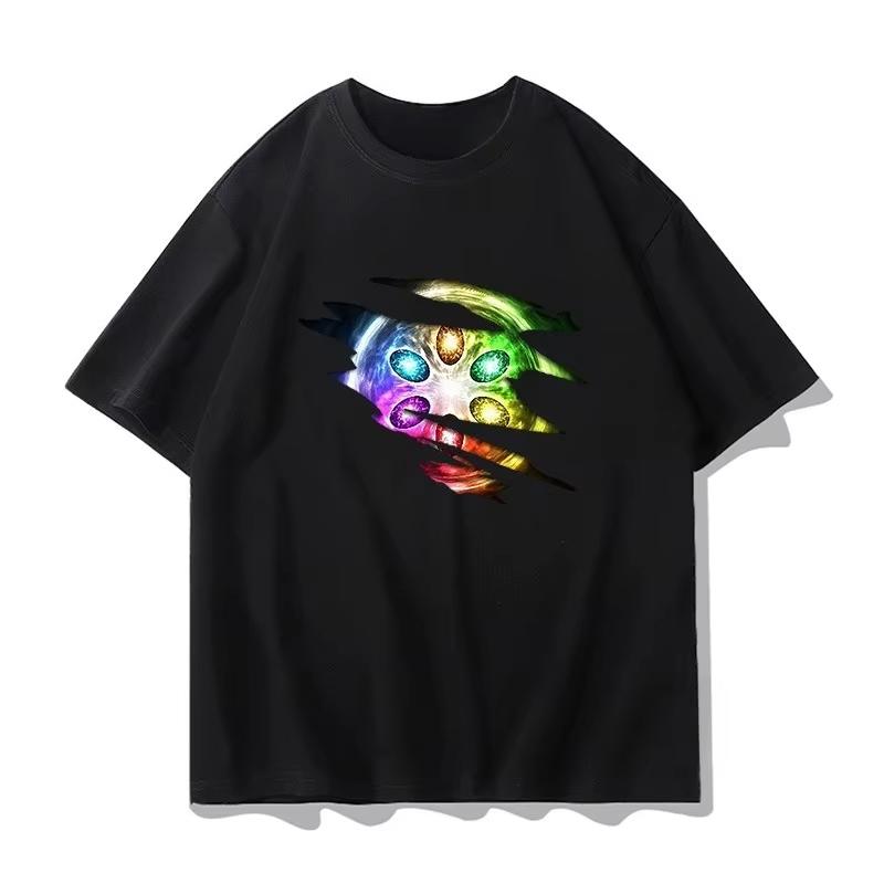 

Marvel Genuine Marvel Avengers Alliance Short Sleeve T-Shirt Men s Oversize Spider-Man Iron Man Hulk Logo Loose Short Sleeve S