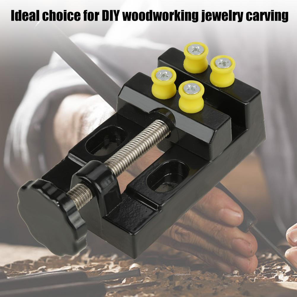 Mini Flat Carving Clamp Bench Vise for DIY Woodworking Jewelry Carving Holder Tool