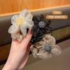 3 Flower Hair Rings, Sweet and Eye-catching, Korean Version with Rubber Bands Suitable for Daily Use As Hair Accessories