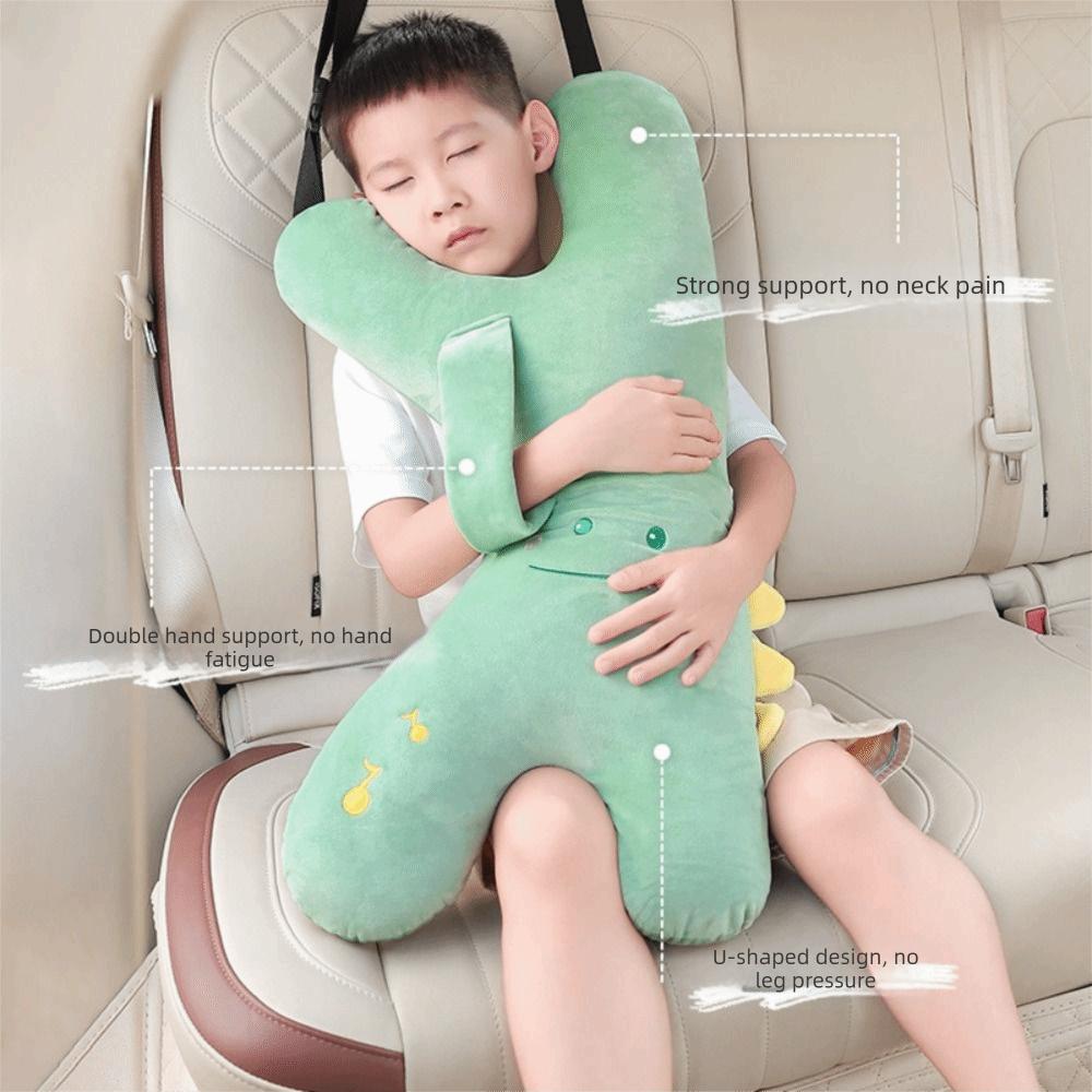 K Shape / U Shape Car Seat Cushion Cartoon Seat Belt Cover Kids Car Pillow Car Rear Seat