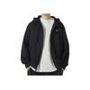 Nike Solid Color Logo Print Zip Hoodie Jacket Men Jackets Black FB7116-010