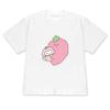 Cute Short Sleeve Tshirt Monkey Hugging Banana Graphic Black Crew Neck Tee with Kawaii Animal Youthful Casual Streetwear Top