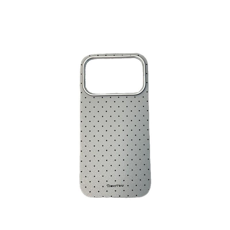 Full Screen Polka Dots Suitable for iPhone17promax Mobile Phone Case Apple 16 All-inclusive 15 Anti-drop 13 Leather Pattern Protective Case