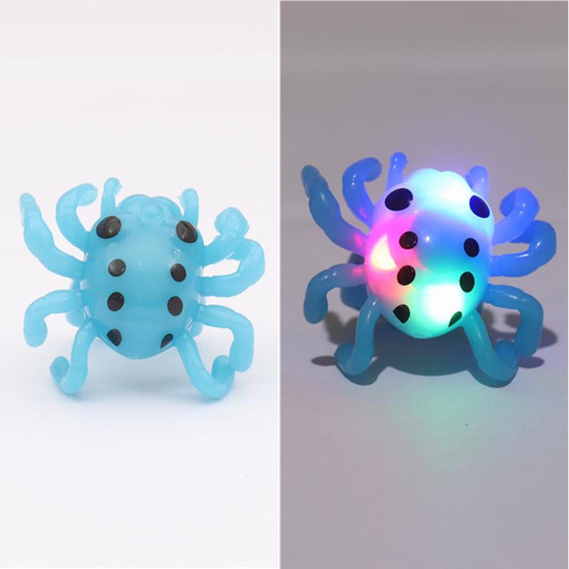 Halloween Luminous Toys: Finger Lights & Pumpkin Skull Bat Rings