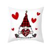 Red Cartoon Love Valentine's Day Home Pillow Car Waist Support Cushion Sofa Cushion Pillow Cover