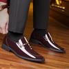 Lackleder Herren Formelle Schuhe Casual Business Social Schuh Männlich Helles Obermaterial Frühling Herbst Billig Ausverkauf Nicht Stil Neu