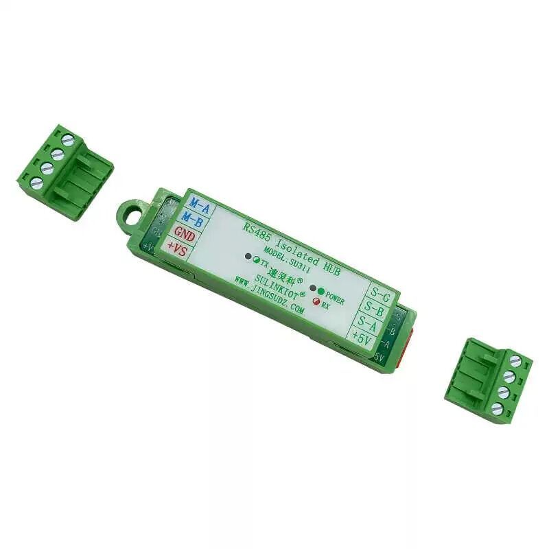 

Концентратор RS485 Репитер 485 Промышленный концентратор Сигнал Фотоэлектрическая изоляция Защита от помех Защита от перенапряжения Su311 SU311 Isolator