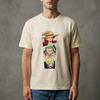 Unisex Summer Loose Breathable T Shirt One Piece Luffy Zoro Sanji Trio Classic Look Graphic Print Casual Wear For Shopping