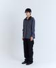 PARADIGMFILM [Ep.03] High-Neck Brushed Viscose Shirt (Charcoal)