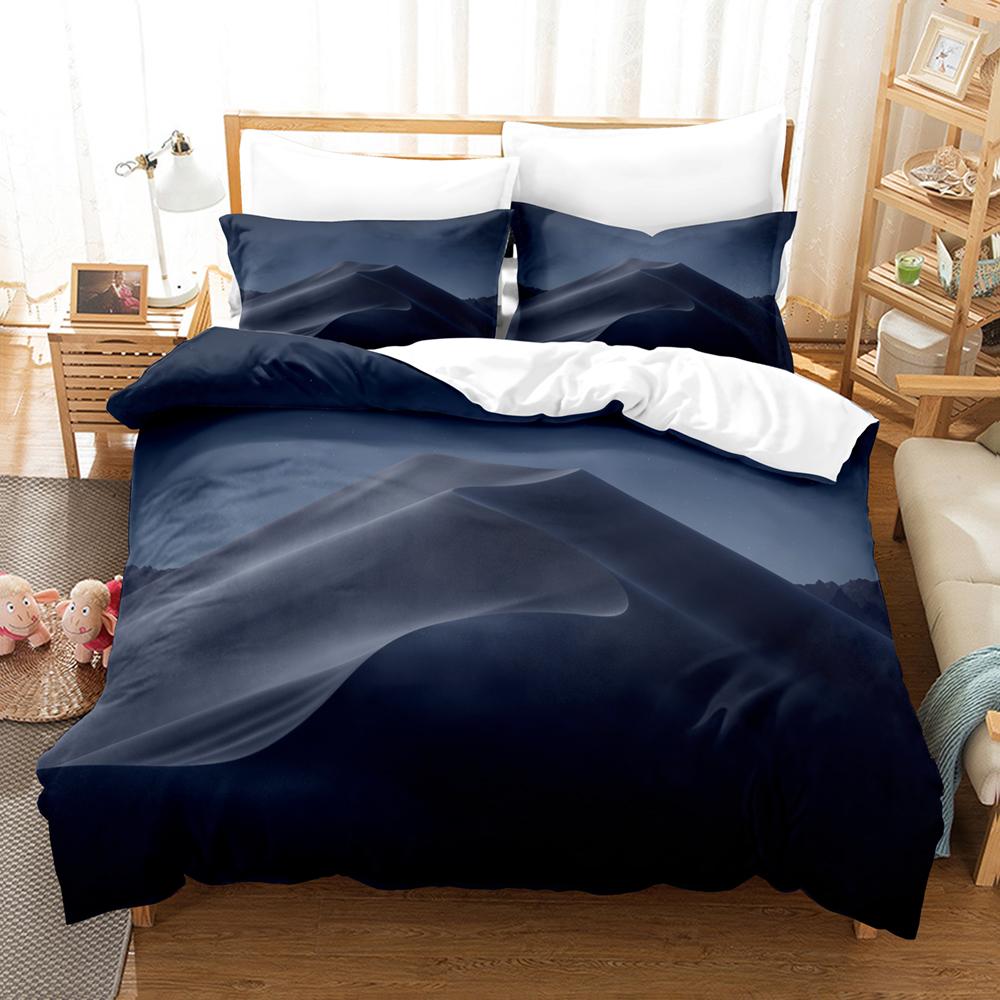 Volcanic Beding Set Single Twin Ful Quen King-Sized Dimensionsd Dimensions Desert Bed Linen Set Aldult Kid Bedrom Thre-piece Suits 3D Print Men