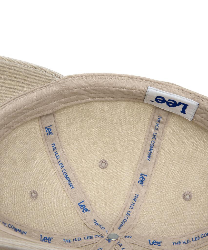 LEE Twitch Applique Pigment Ball Cap Beige