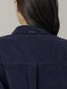 SORRY, TOO MUCH LOVE Monkey Lady Workwear Corduroy Shirts_Navy