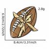 Personalized Rugby Patch with Super Grip Embroidery for Sports Clothing
