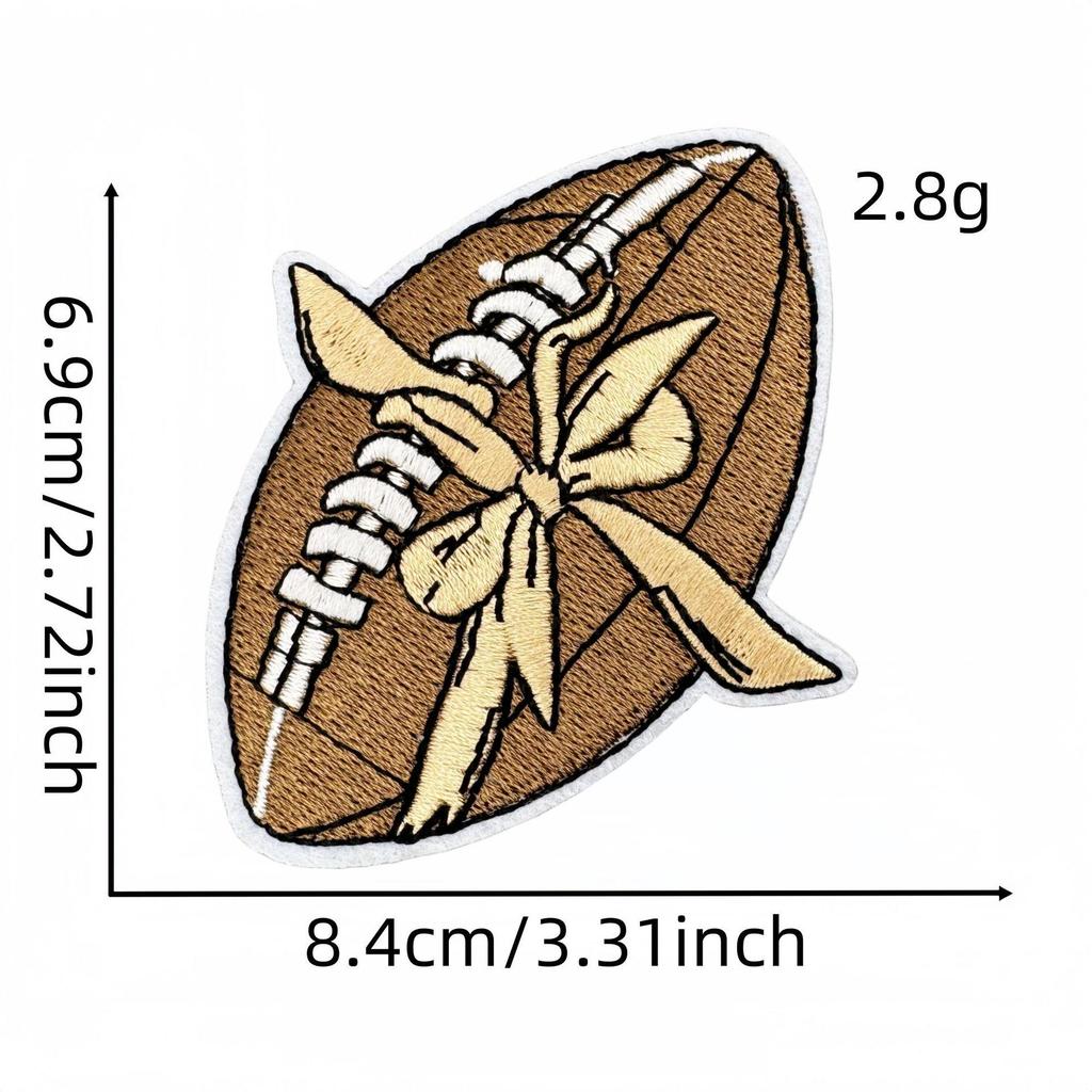 Personalized Rugby Patch with Super Grip Embroidery for Sports Clothing