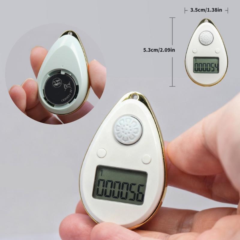 6 Channel LCD Screen Handheld Tally Counter 6 Digit Portable ABS Counter For Sports Scoring And Warehouse Counting