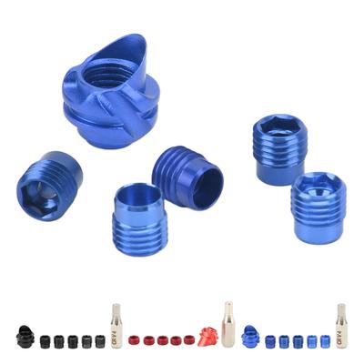 Aluminum Alloy Peep Sight Archery Supply Compound Bow Peephole Set with  37 45 Degree Replaceable Inner  Peep Sight Set