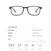 Square Anti Blue Flexible Ultralight Reading Glasses for Men Presbyopic Eyeglasses Strength