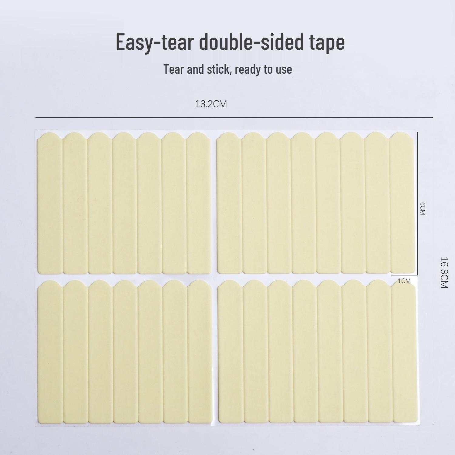 Double-Sided Wearable Nail Tape for Easy, Traceless Nail Art Application