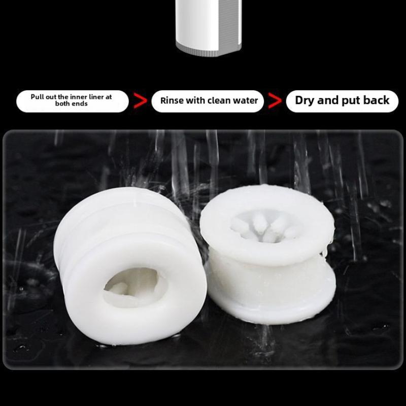Thor Masturbator Male Automatic Handheld Telescopic Rotating Vibration Double Pass Masturbator Trainer