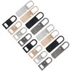 16Pcs Zipper Pull Tab Replacement SpringLoaded Detachable Extension Handle for Suitcase