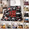 1PC Musical Elements Printed Blanket, All Season Lightweight Home Office Outdoor Nap Multifunctional Blanket A8