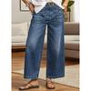 Q 92322 Plus Size Wide Leg Cross-Border Jeans