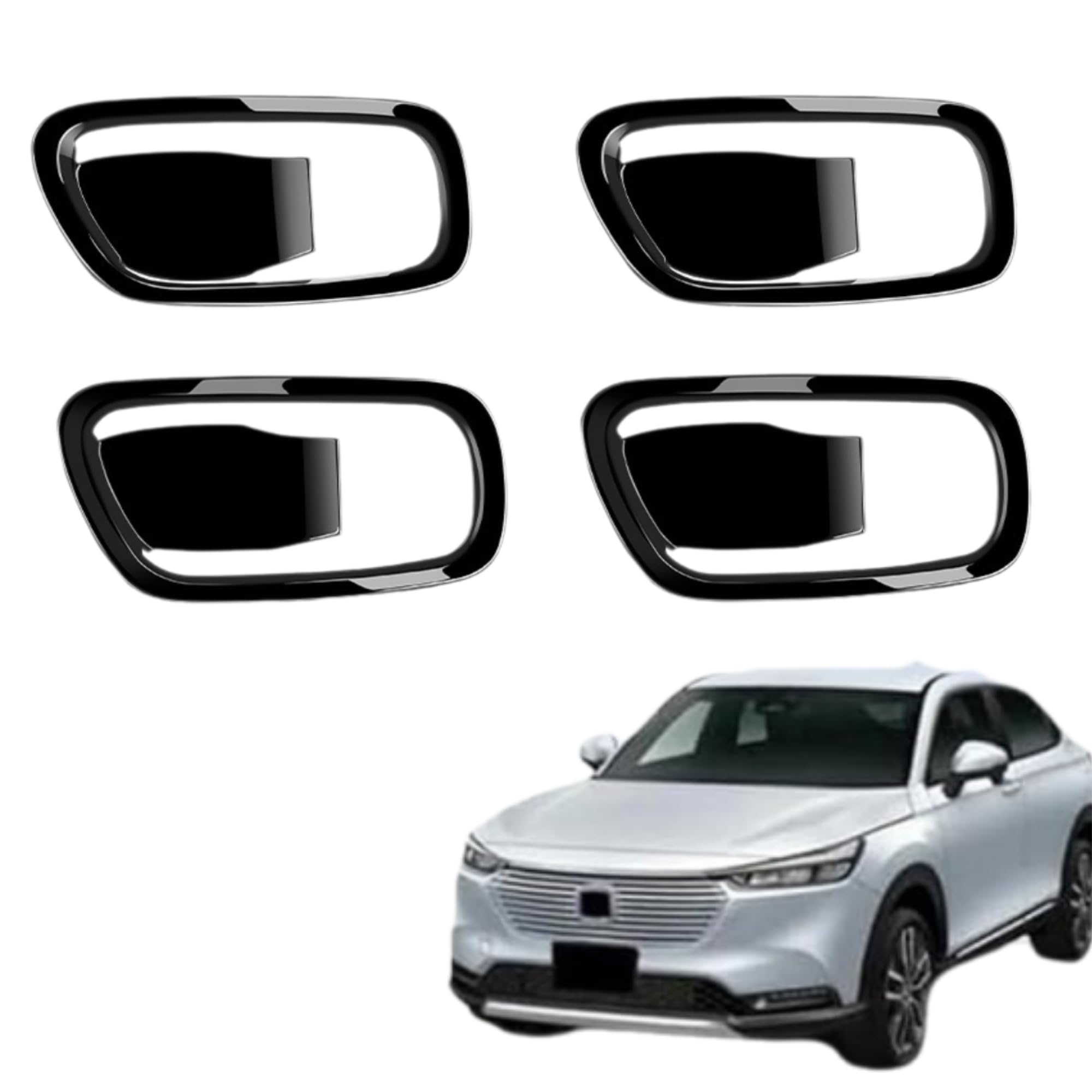 

EopTatoo New Vezel, For RV3/RV4/RV5/RV6, Accessory Parts, Inner Door Steering Wheel Panel Cover, RV Inner door handle panel cover чёрный