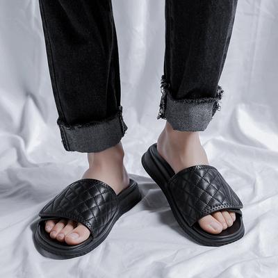 Luxury Classic Summer Men's Slippers Genuine Leather Slippers Sandals Leather Original Men's Flip Flops Outdoor Men's Slippers