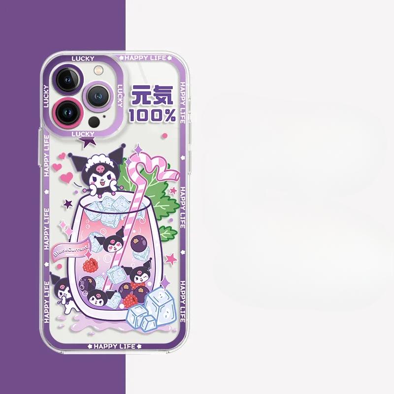 Lovely Cinnamoroll Mymelody Clear Case for Samsung Galaxy S24 S23 S22 Ultra S21 S20 FE S10 Plus Note 20 10 9 A35 A55 Soft Cover