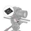 80MM Quick Release Tripod Baseplate with 1/4inch & 3/8inch Thread Aluminum Dovetail Bridge Plate Simple Installation