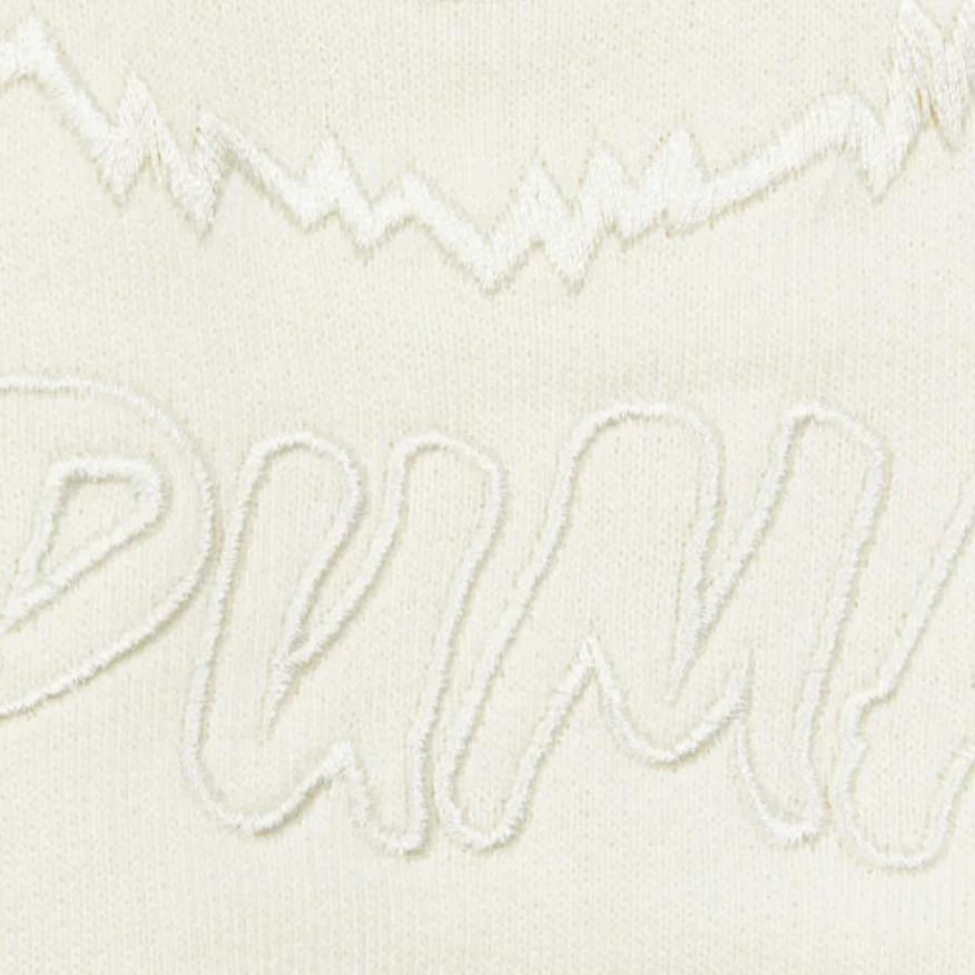 PUMA Sweatshirts Unisex White Crew Neck Moderate Regular (Unisex) Sweatshirts 539756 97