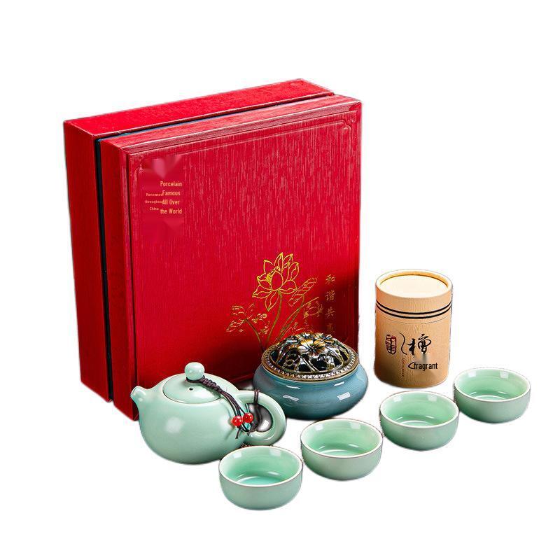Qianxing Portable Ceramic Travel Tea Set