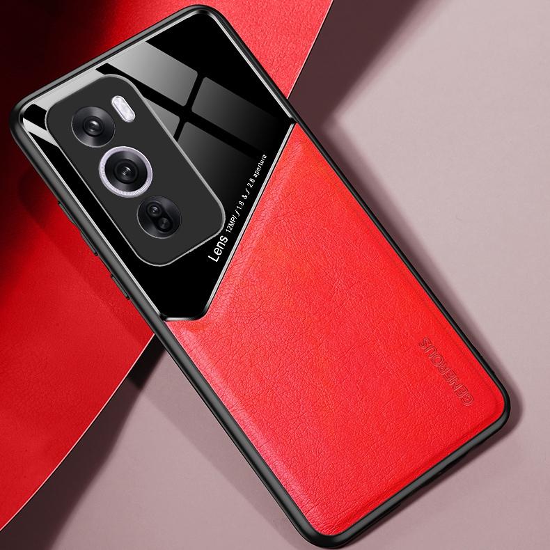 Magnetic Suction Holder Case For OPPO Reno 12 Pro 5G Reno12 F FS 5G Protective Cover Shockproof Frame Coque Fundas