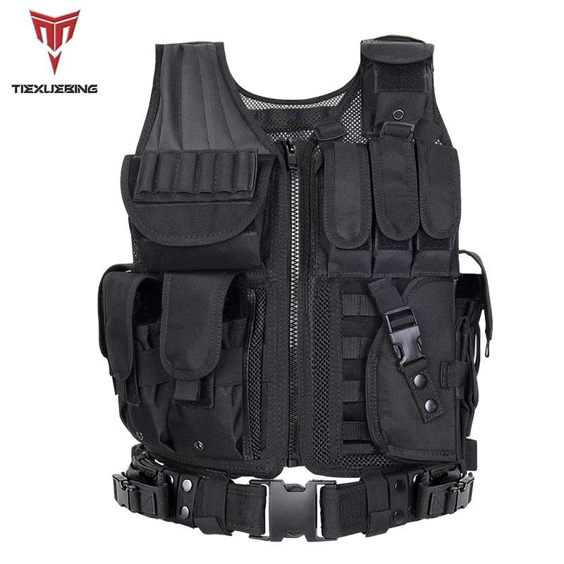 Tactical Vest Men Women Outdoor Multi-Pocket