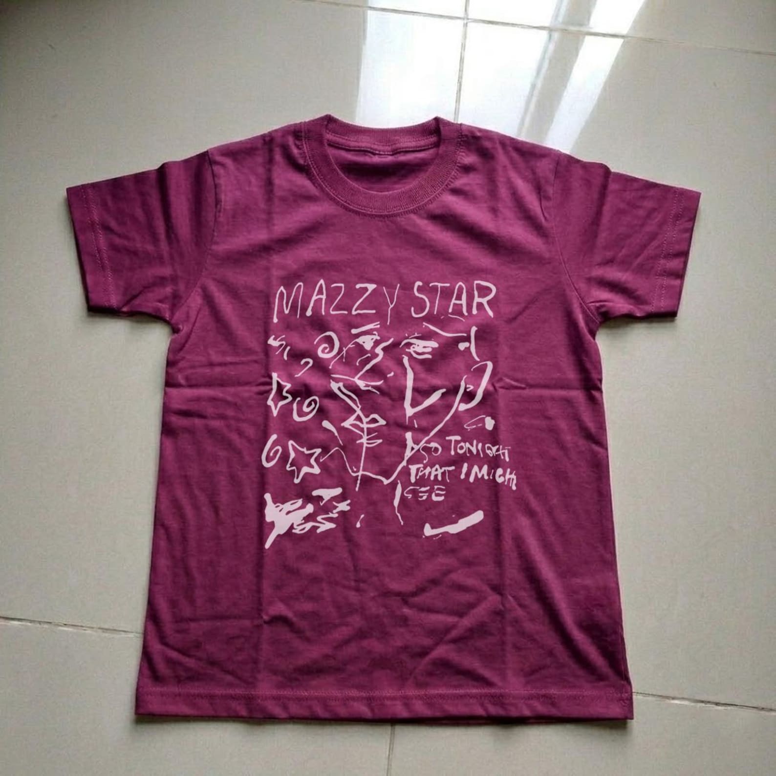 Mazzy Star 90s Style Band T shirt, Retro Music Lover Tee M