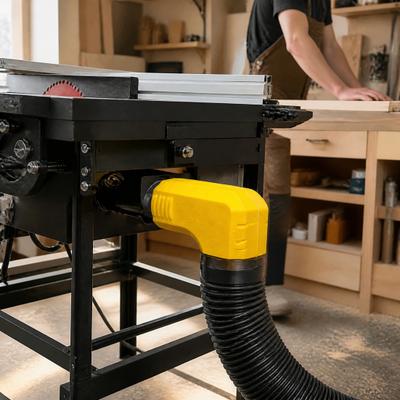 Sealed Dust Collection Connector Table Saw Collector Adapter, 3D Printed Port Extraction Adapter Connector, Efficient Sawdust Tool, Accessories