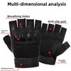 Motorcycle Gloves Men And Women Outdoor Half Finger Protective Sports Training Outdoor Cycling Winter Gloves