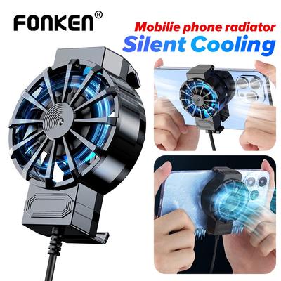 FONKEN Universal Mini Mobile Phone Cooling Fan Radiator Turbo Hurricane Game Semiconductor Radiator Heat Sink Cooler
