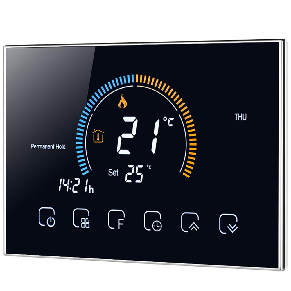 1Set Intelligent Temperature Controller Smart Thermostat with 48-Inch Backlit Display 86Mm 60Mm Box Compatible Digital Home