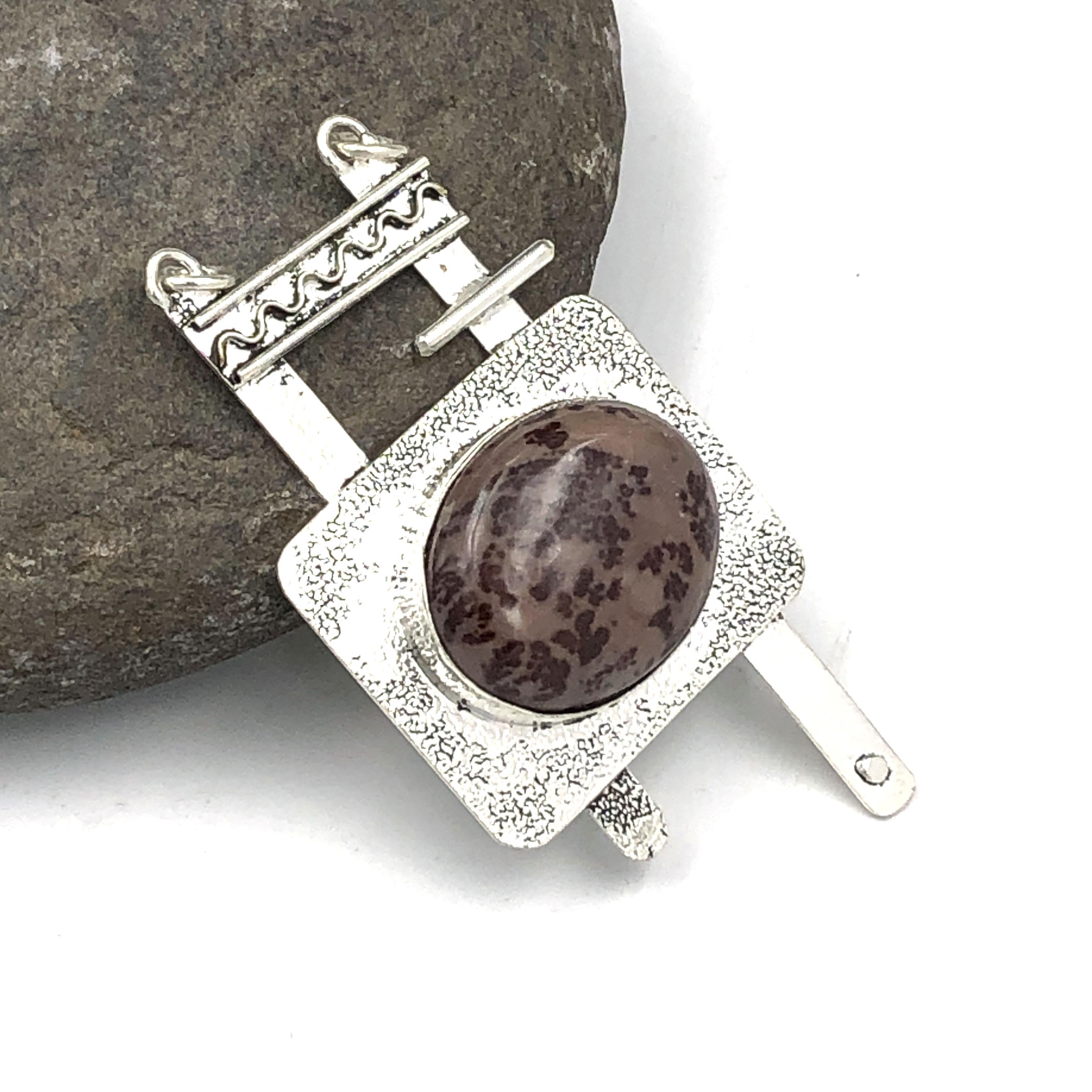 

Natural NA Gemstone 925 Sterling Silver Jewelry Designer Pendant 2.8 AJP-124