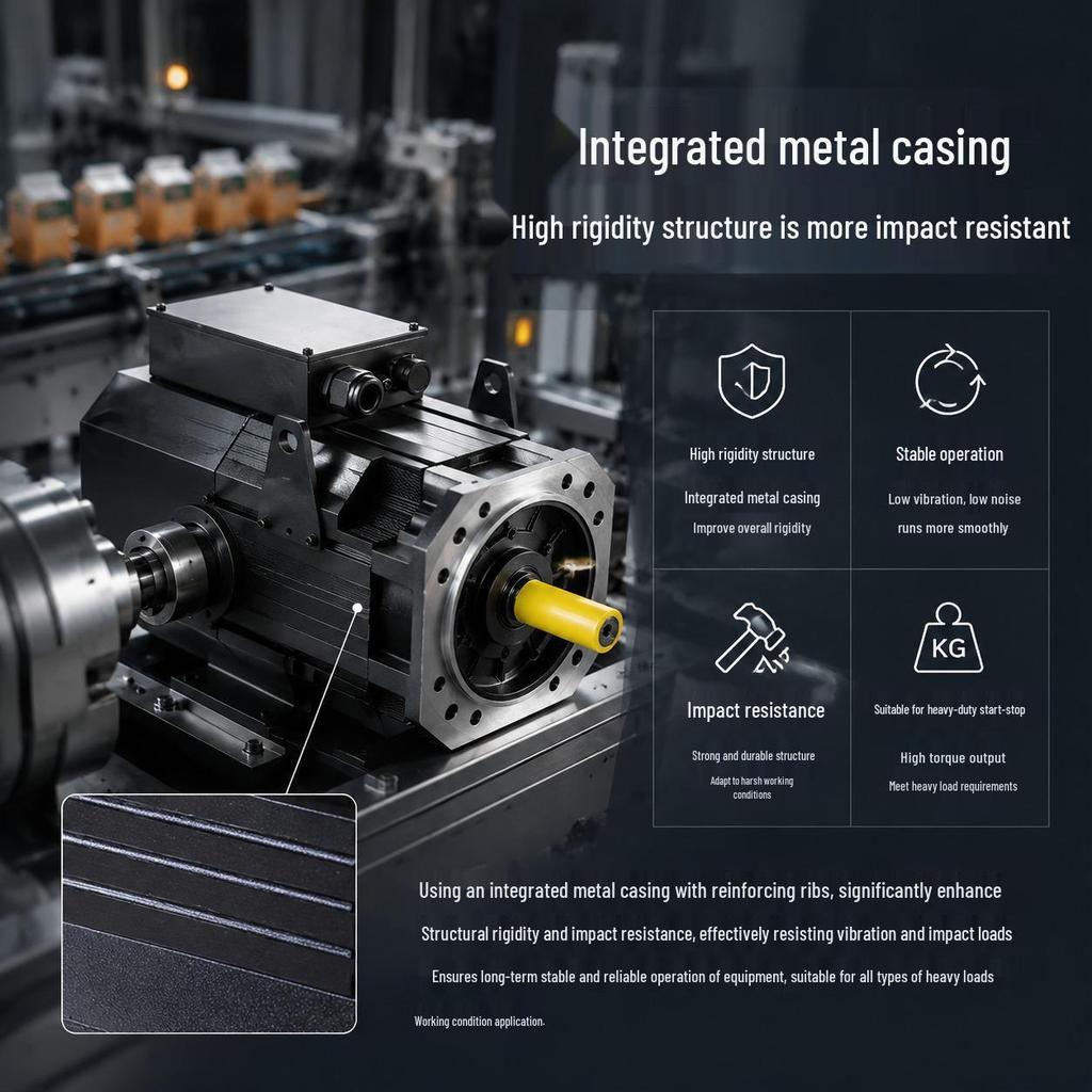 High Precision Permanent Magnet Synchronous Servo Motor for Industrial Automation