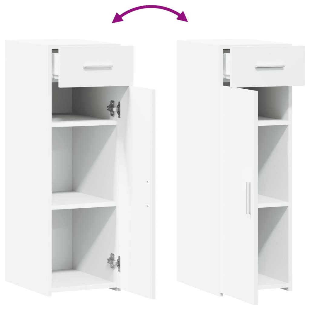 Sideboard White 30 x 42.5 x 93 cm Particleboard