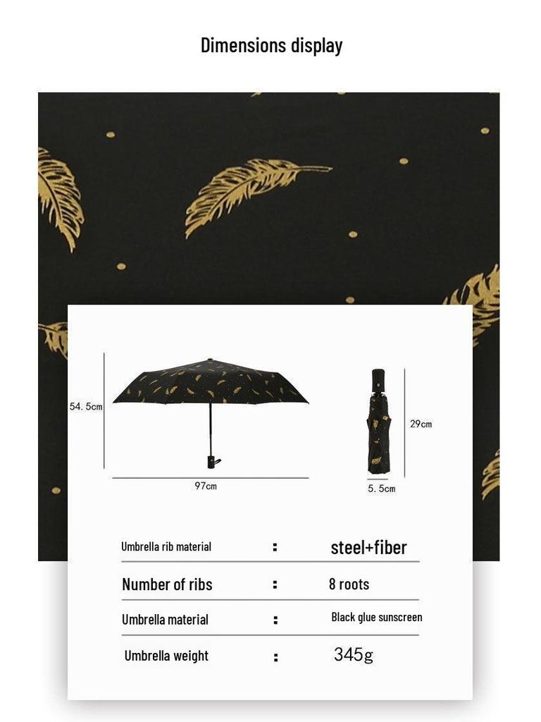 **Compact UV Protective Sun & Rain Folding Umbrella**