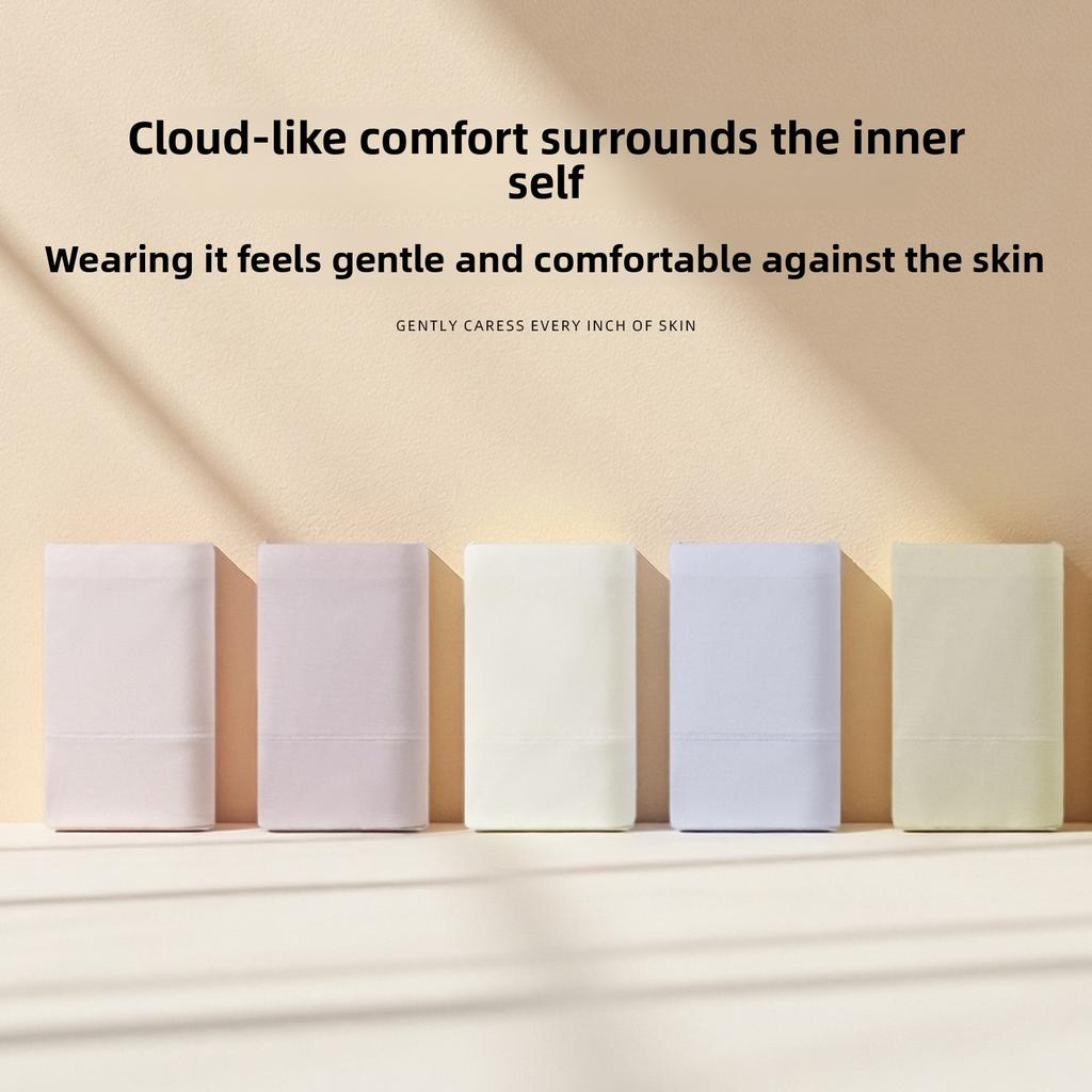 Plus Size Ladies Spring and Autumn Cotton Antibacterial Crotch Naked Breathable High Waist Belly Triangle Briefs