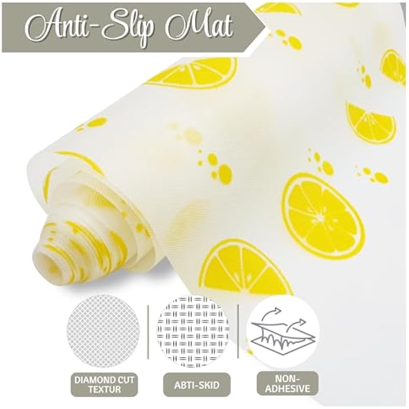 Ofixo Multipurpose | Super Strong Eva Anti-Slip Bathroom Kitchen Cabinet Placemats Shelf Mat Liner Sheets Roll, Fridge M