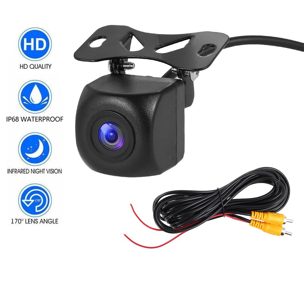 Car Rear View Camera Ahd 1080p HD Night Vision Reversing Camera 170 Degree Wide Angle Adjustable Ip67 Waterproof
