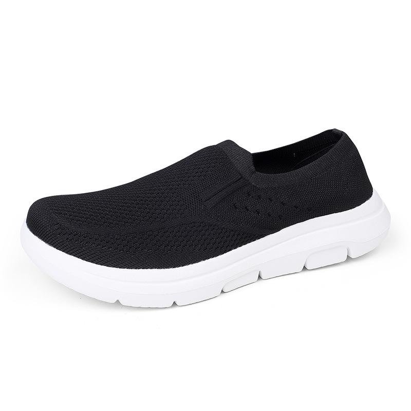 2025 large size one-pedal lazy shoes casual sports women's outer wear couple shoes mesh women's walking women's shoes