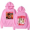 Rapper Kanye West Album 2026 Tour Vintage Print Hoodie Unisex Hip-hop Sweatshirt Long Sleeves Loose Aesthetic Trend Pullover
