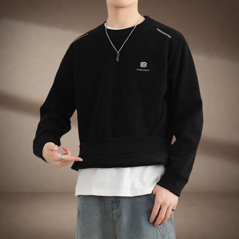 Men's Fleece-Lined Thermal Crewneck Sweater