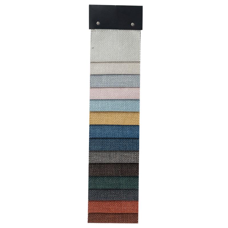 Thick Linen Cotton Coarse Weave Fabric for Sofa Cushions, Seats, and Soft Packs In Plain Colors